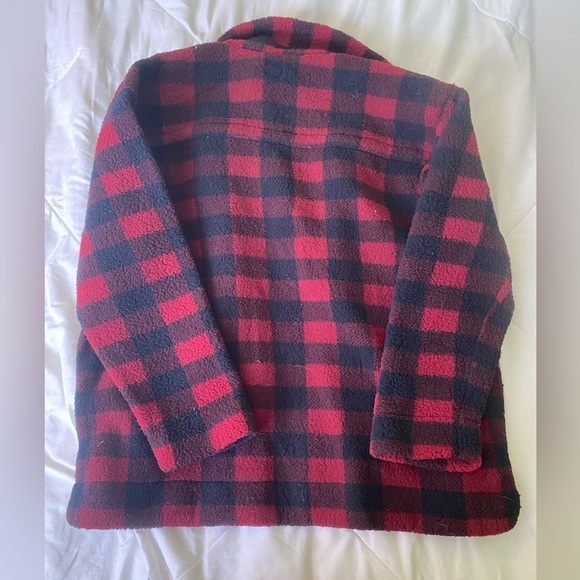 Plus Size Plaid Fall Jacket - Picture 2 of 3